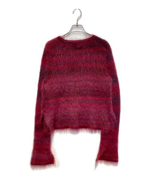 TARO HORIUCHI（タロウホリウチ）TARO HORIUCHI (タロウホリウチ) モヘア混ニット レッド サイズ:Freeの古着・服飾アイテム