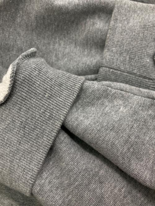 BALENCIAGA（バレンシアガ）BALENCIAGA (バレンシアガ) BBロゴ刺繍パーカー グレー サイズ:Mの古着・服飾アイテム