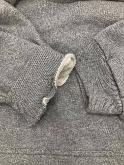 BALENCIAGA（バレンシアガ）BALENCIAGA (バレンシアガ) BBロゴ刺繍パーカー グレー サイズ:Mの古着・服飾アイテム