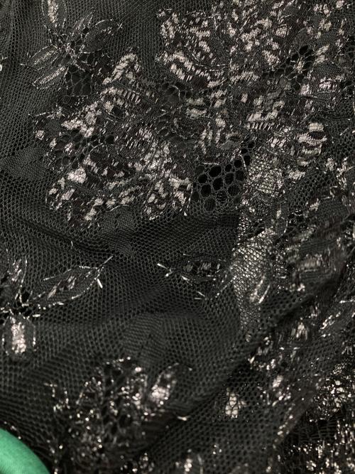 PRADA（プラダ）PRADA (プラダ) デコレーションフラワー付きワンピース ブラック サイズ:38の古着・服飾アイテム