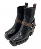 LOUIS VUITTONルイ ヴィトン）の古着「リミットレスラインブーツ」｜ブラック×ブラウン