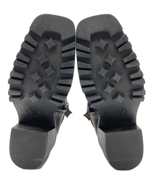 LOUIS VUITTON（ルイ ヴィトン）LOUIS VUITTON (ルイ ヴィトン) リミットレスラインブーツ ブラック×ブラウン サイズ:37 1/2の古着・服飾アイテム