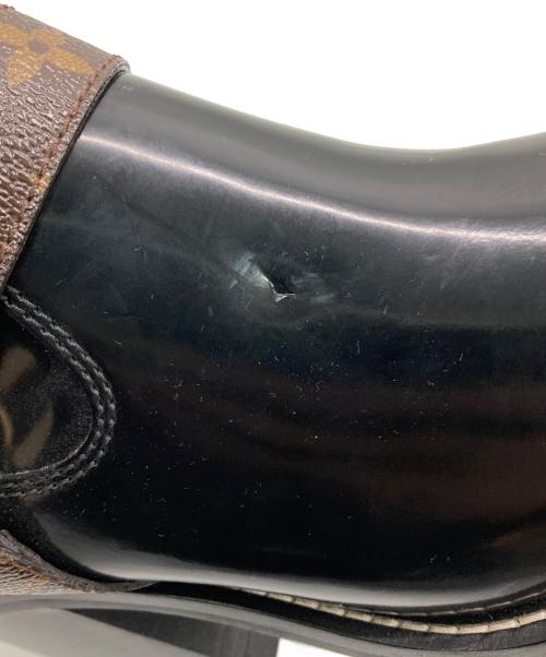 LOUIS VUITTON（ルイ ヴィトン）LOUIS VUITTON (ルイ ヴィトン) リミットレスラインブーツ ブラック×ブラウン サイズ:37 1/2の古着・服飾アイテム