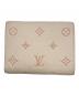 LOUIS VUITTON (ルイ ヴィトン) ポルトフォイユヴィクトリーヌ ベージュ：45000円