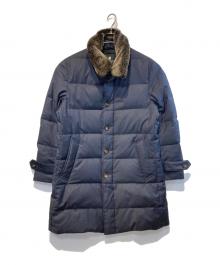 BLACK LABEL CRESTBRIDGE（ブラックレーベル クレストブリッジ）の古着「ダウンコート」｜ネイビー