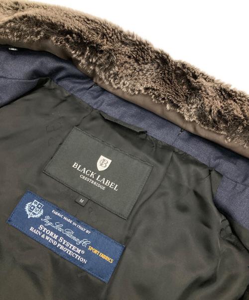 BLACK LABEL CRESTBRIDGE（ブラックレーベル クレストブリッジ）BLACK LABEL CRESTBRIDGE (ブラックレーベル クレストブリッジ) ダウンコート ネイビー サイズ:Mの古着・服飾アイテム