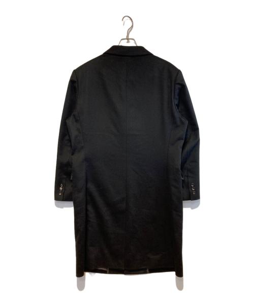 ERMENEGILDO ZEGNA（エルメネジルド・ゼニア）ERMENEGILDO ZEGNA (エルメネジルド・ゼニア) カシミアチェスターコート ブラック サイズ:Mの古着・服飾アイテム