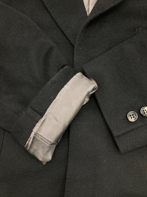 ERMENEGILDO ZEGNA（エルメネジルド・ゼニア）ERMENEGILDO ZEGNA (エルメネジルド・ゼニア) カシミアチェスターコート ブラック サイズ:Mの古着・服飾アイテム