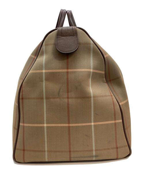 BURBERRY（バーバリー）BURBERRY (バーバリー) ボストンバッグ ブラウンの古着・服飾アイテム