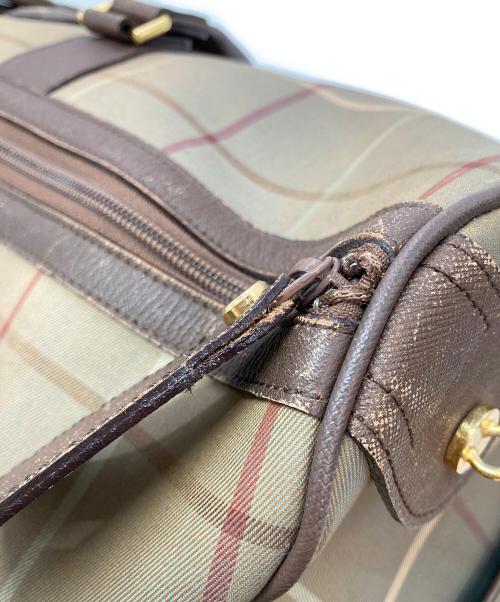 BURBERRY（バーバリー）BURBERRY (バーバリー) ボストンバッグ ブラウンの古着・服飾アイテム
