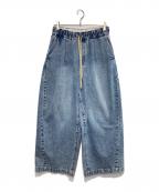 JOURNAL STANDARDジャーナルスタンダード）の古着「イージーデニムワイドパンツ」｜インディゴ