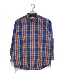 Burberry's（バーバリー）の古着「チェックシャツ」｜ネイビー×レッド
