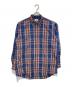 Burberry's（バーバリー）の古着「チェックシャツ」｜ネイビー×レッド