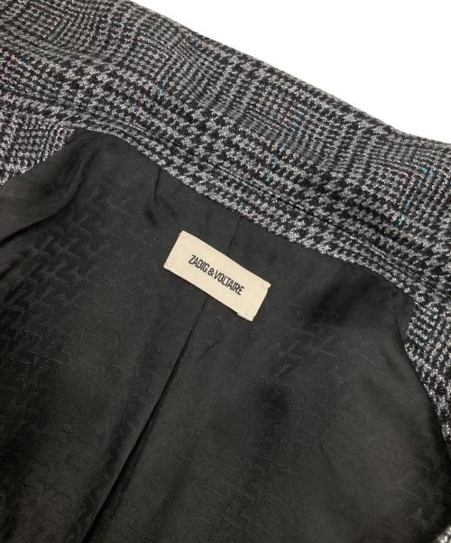 Zadig&Voltaire（ザディグエヴォルテール）Zadig&Voltaire (ザディグエヴォルテール) テーラードジャケット グレー サイズ:36の古着・服飾アイテム