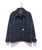 WTAPSダブルタップス）の古着「GREASE JACKET WOOL MELTON」｜ネイビー
