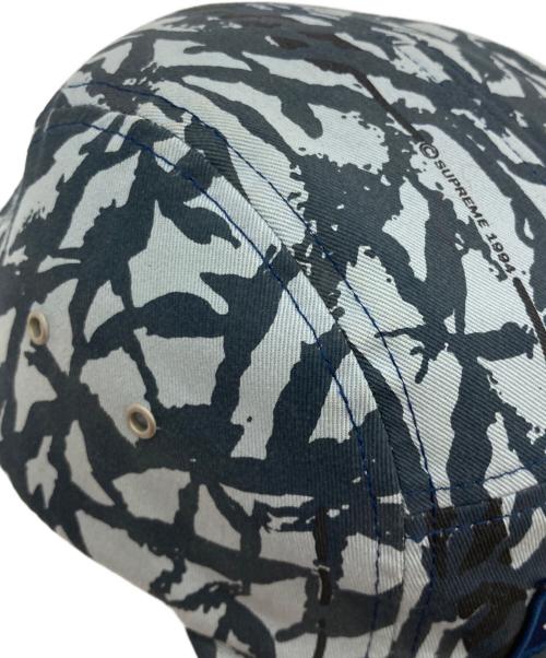 SUPREME（シュプリーム）SUPREME (シュプリーム) Reed Camo Camp Cap ネイビー×グレーの古着・服飾アイテム