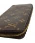 中古・古着 LOUIS VUITTON (ルイ ヴィトン) ジッピー ウォレット ブラウン：30000円