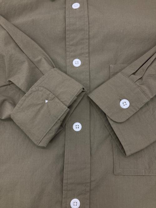 THE NORTHFACE PURPLELABEL（ザ・ノースフェイス パープルレーベル）THE NORTHFACE PURPLELABEL (ザ・ノースフェイス パープルレーベル) Regular Collar Field Shirt カーキ サイズ:Lの古着・服飾アイテム