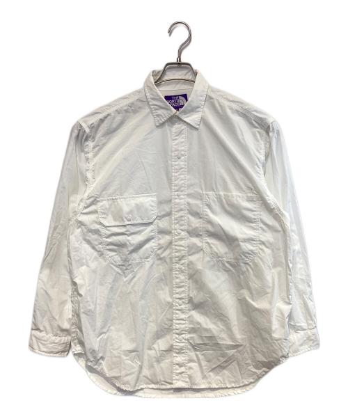 THE NORTHFACE PURPLELABEL（ザ・ノースフェイス パープルレーベル）THE NORTHFACE PURPLELABEL (ザ・ノースフェイス パープルレーベル) Field Typewriter Shirt ホワイト サイズ:Sの古着・服飾アイテム