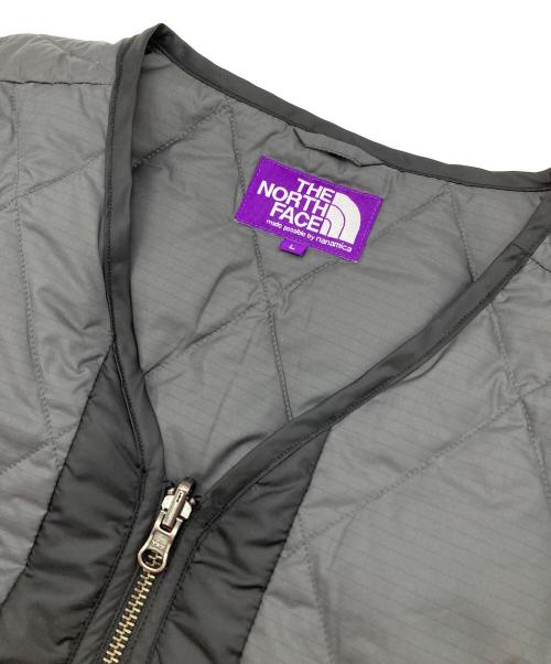 THE NORTHFACE PURPLELABEL（ザ・ノースフェイス パープルレーベル）THE NORTHFACE PURPLELABEL (ザ・ノースフェイス パープルレーベル) PLAS Field Down Cardigan グレー サイズ:Lの古着・服飾アイテム