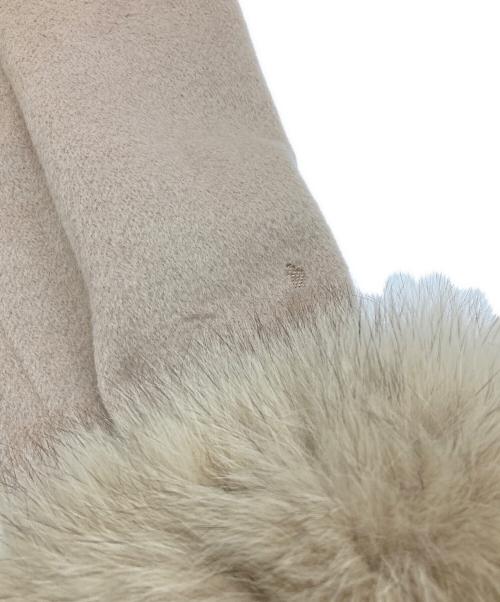 NOVESPAZIO（ノーベスパジオ）NOVESPAZIO (ノーベスパジオ) アンゴラ混コート ベージュ サイズ:Sの古着・服飾アイテム