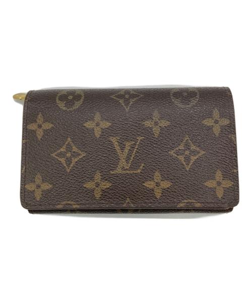 LOUIS VUITTON（ルイ ヴィトン）LOUIS VUITTON (ルイ ヴィトン) ポルトフォイユ・トレゾール ブラウンの古着・服飾アイテム