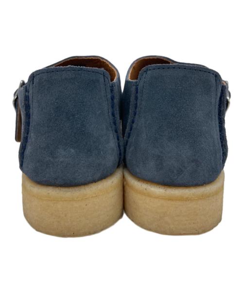 Original Padmore & Barnes（オリジナルパドモアアンドバーンズ）Original Padmore & Barnes (オリジナルパドモアアンドバーンズ) ワンピース モンク スエード シューズ ネイビー サイズ:6の古着・服飾アイテム