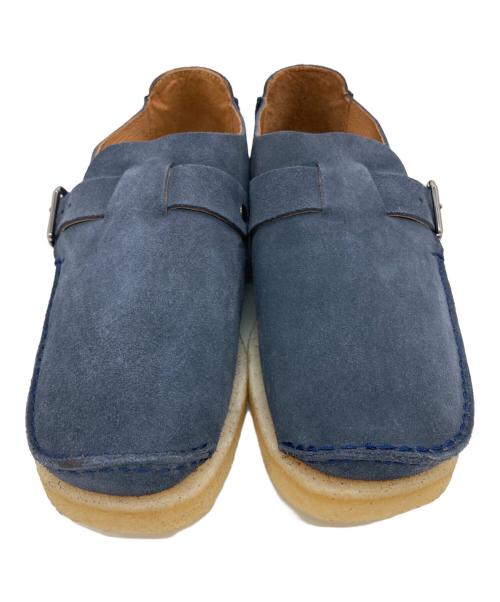 Original Padmore & Barnes（オリジナルパドモアアンドバーンズ）Original Padmore & Barnes (オリジナルパドモアアンドバーンズ) ワンピース モンク スエード シューズ ネイビー サイズ:6の古着・服飾アイテム