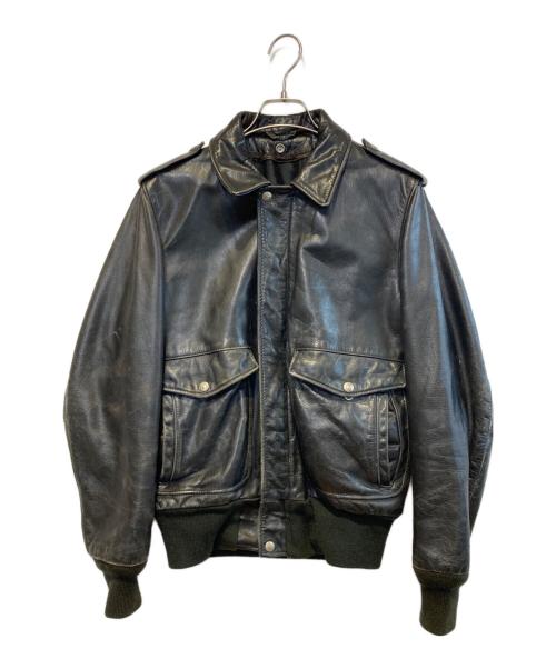 Schott（ショット）Schott (ショット) ［古着］レザージャケット ブラック サイズ:36の古着・服飾アイテム