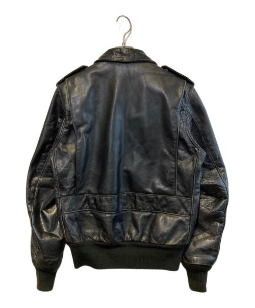 Schott（ショット）Schott (ショット) ［古着］レザージャケット ブラック サイズ:36の古着・服飾アイテム