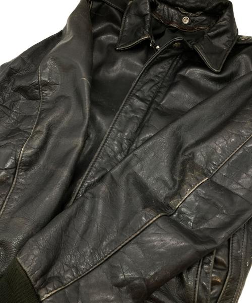 Schott（ショット）Schott (ショット) ［古着］レザージャケット ブラック サイズ:36の古着・服飾アイテム
