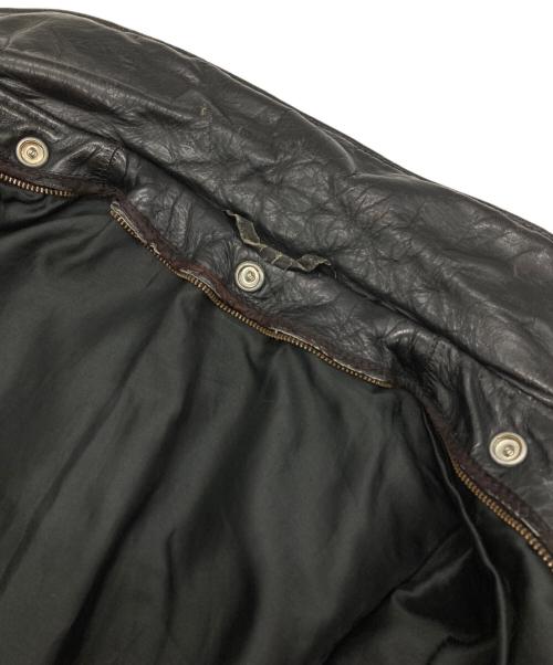 Schott（ショット）Schott (ショット) ［古着］レザージャケット ブラック サイズ:36の古着・服飾アイテム