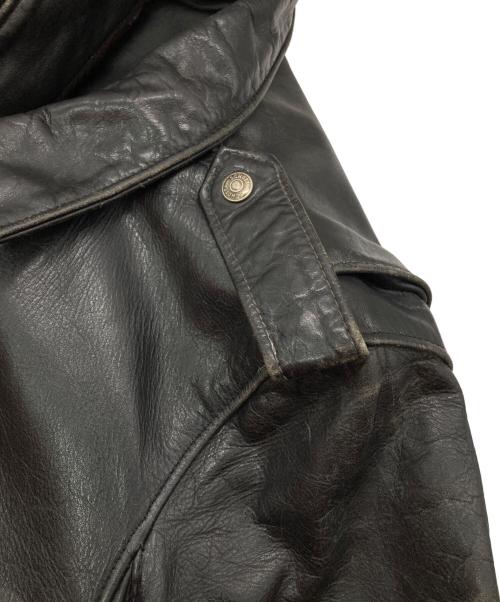 Schott（ショット）Schott (ショット) ［古着］レザージャケット ブラック サイズ:36の古着・服飾アイテム