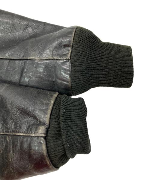 Schott（ショット）Schott (ショット) ［古着］レザージャケット ブラック サイズ:36の古着・服飾アイテム