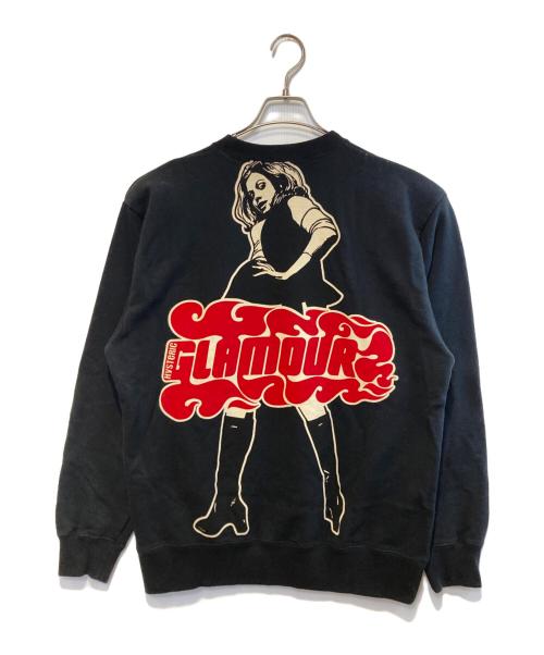 Hysteric Glamour（ヒステリックグラマー）Hysteric Glamour (ヒステリックグラマー) VIXEN GIRL スウェット ブラック サイズ:Lの古着・服飾アイテム