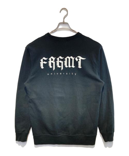 FRAGMENT UNIVERSITY（フラグメント ユニバーシティ）FRAGMENT UNIVERSITY (フラグメント ユニバーシティ) FRGMT UNV C／N SWEAT G ブラック サイズ:Lの古着・服飾アイテム