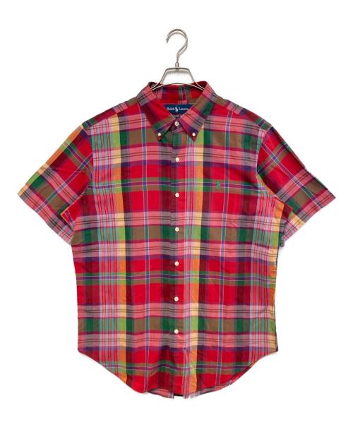 RALPH LAUREN（ラルフローレン）RALPH LAUREN (ラルフローレン) チェックBDシャツ レッド×ネイビー サイズ:XLの古着・服飾アイテム