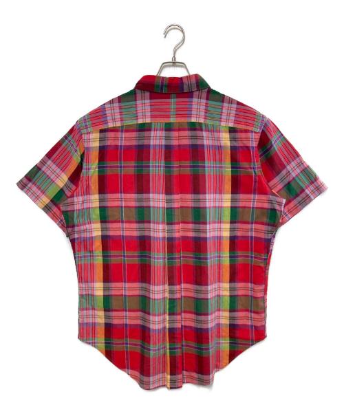 RALPH LAUREN（ラルフローレン）RALPH LAUREN (ラルフローレン) チェックBDシャツ レッド×ネイビー サイズ:XLの古着・服飾アイテム