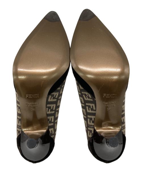 FENDI（フェンディ）FENDI (フェンディ) ヒールパンプス ブラウン サイズ:36の古着・服飾アイテム