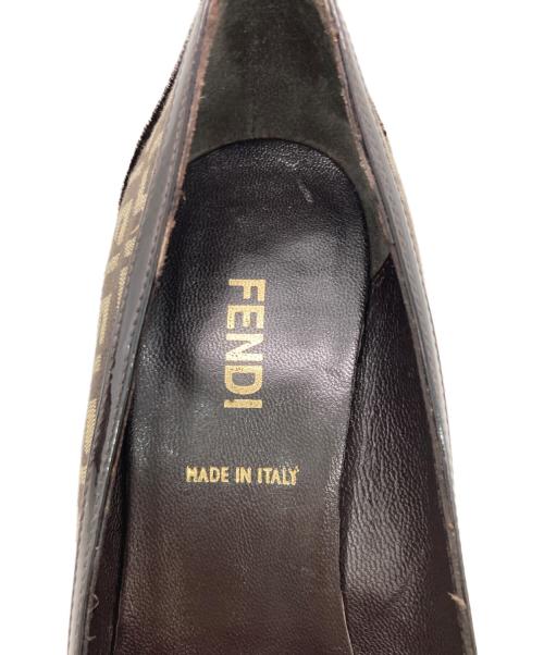 FENDI（フェンディ）FENDI (フェンディ) ヒールパンプス ブラウン サイズ:36の古着・服飾アイテム