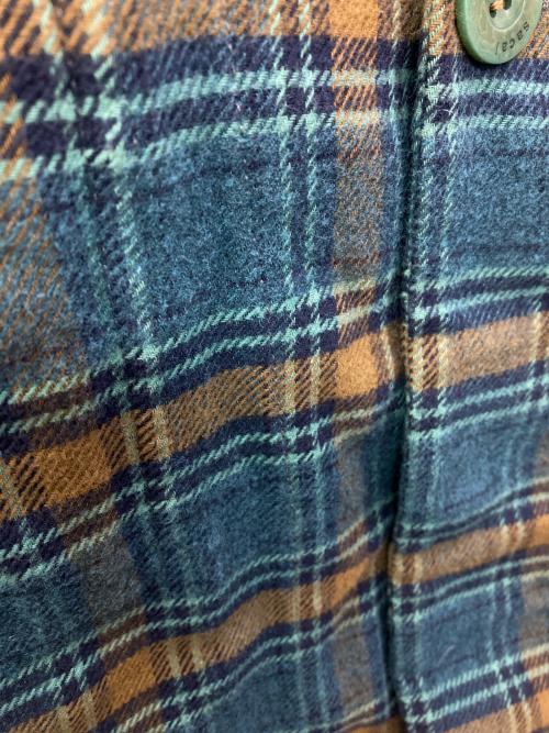 sacai（サカイ）sacai (サカイ) グラデーションチェックシャツコート グリーン サイズ:1の古着・服飾アイテム