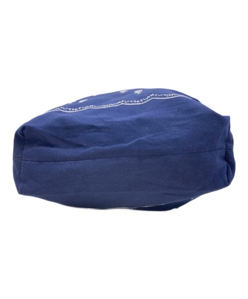 mina perhonen（ミナ ペルホネン）mina perhonen (ミナ ペルホネン) etudeショルダーバッグ ネイビーの古着・服飾アイテム