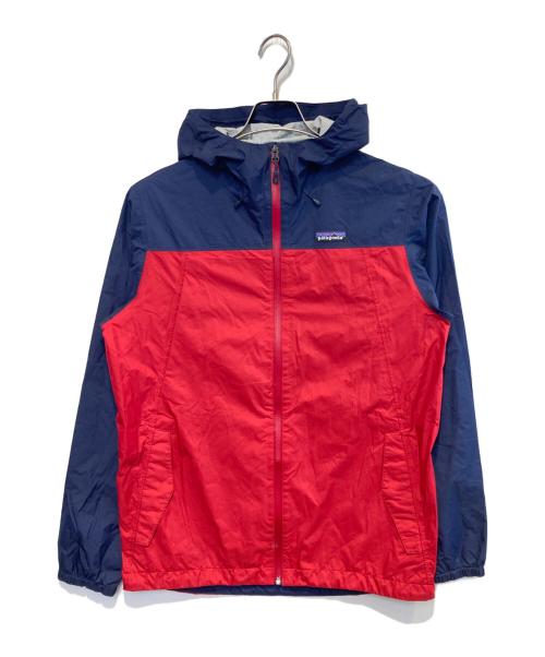 Patagonia（パタゴニア）Patagonia (パタゴニア) ラナーデールジャケット レッド×ネイビー サイズ:Sの古着・服飾アイテム