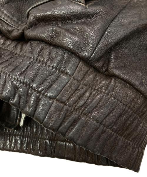 HARLEY-DAVIDSON（ハーレーダビッドソン）HARLEY-DAVIDSON (ハーレーダビッドソン) ［古着］レザーフライトジャケット ブラウン サイズ:Mの古着・服飾アイテム