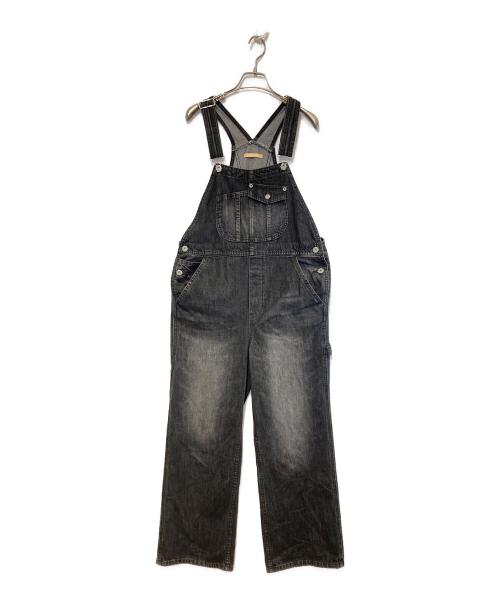 DU JOUR（デュ ジュール）DU JOUR (デュ ジュール) デニムサロペット ブラック サイズ:Freeの古着・服飾アイテム