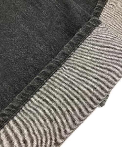 DU JOUR（デュ ジュール）DU JOUR (デュ ジュール) デニムサロペット ブラック サイズ:Freeの古着・服飾アイテム