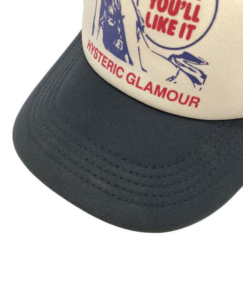 Hysteric Glamour（ヒステリックグラマー）Hysteric Glamour (ヒステリックグラマー) メッシュキャップ ブラックの古着・服飾アイテム