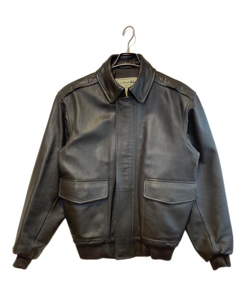 L.L.Bean（エルエルビーン）L.L.Bean (エルエルビーン) A-2 LEATHER JACKET ブラウン サイズ:Sの古着・服飾アイテム