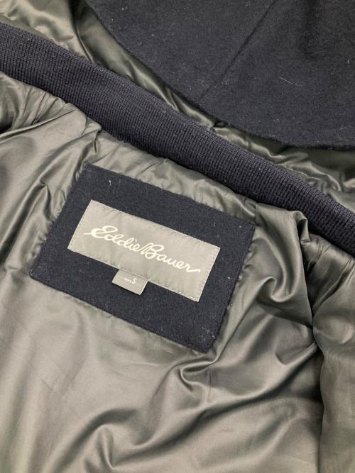 Eddie Bauer（エディーバウアー）Eddie Bauer (エディーバウアー) メルトンダウンコート ネイビー サイズ:Sの古着・服飾アイテム