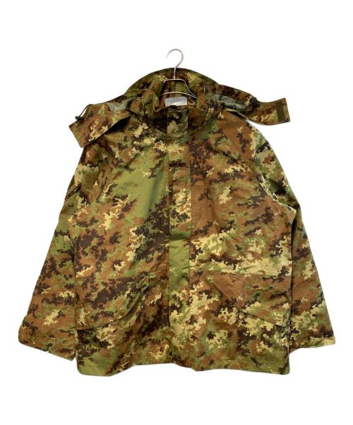 Italian military（イタリアン ミリタリー）Italian military (イタリアン ミリタリー) ［古着］ベジタートカモシェルジャケット ブラウン×グリーン サイズ:56の古着・服飾アイテム